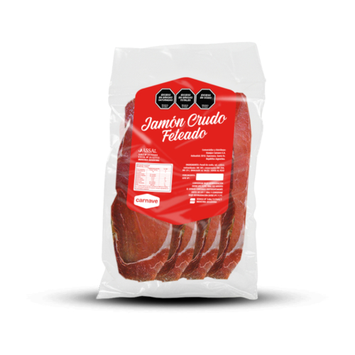 Jamón Crudo Feteado al Vacío x 130grs
