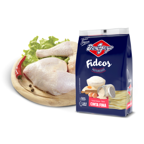 2kg de Pata Muslo + 1 Paquete de Fideos “Don Yeyo” x 500grs